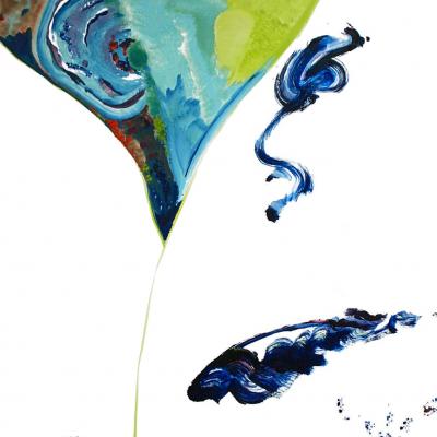 Histoire d eau 150x105 huile toile 2022